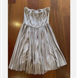 RARE Rachel Pally Soft Stretchy Tan Strapless Dress